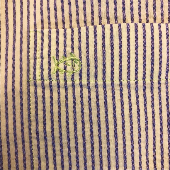 Southern Tide Seersucker. NEW - Picture 2 of 3